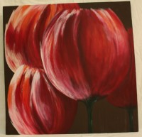 Angelika Melzer - Rote Tulpen