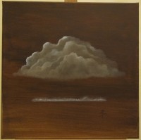 Rainer Hillebrand - Wolken auf braunem Grund