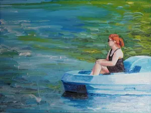 Eine Fahrt ins Blaue (Kemnader Stausee) von Silvia Szlapka