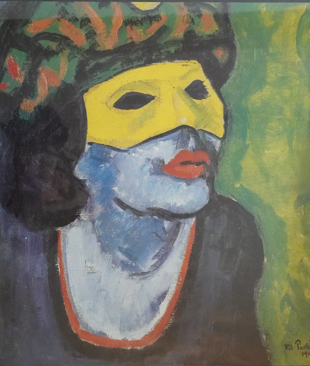 Die gelbe Maske II - Max Pechstein