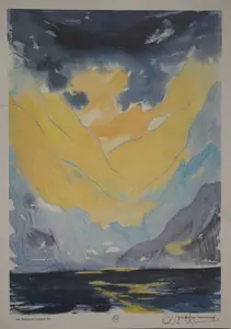 Am Raftsund / Lofoten '95 von Christian Ivar Hammerbeck